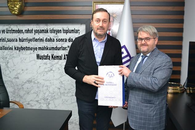 Manisa'da Il Müftüsü Mustafa Soykök'ten Muradiye Organize Sanayi Bölgesine Ziyaret