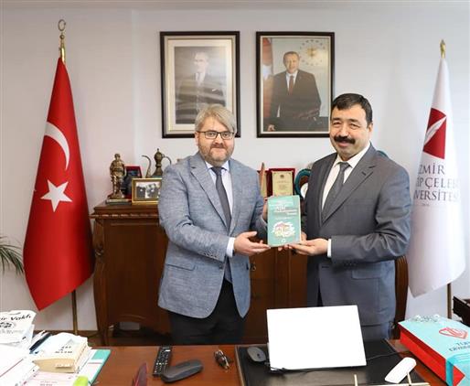 Manisa'da Il Müftüsü Mustafa Soykök'ten Izmir Katip çelebi üniversitesi Rektörüne Ziyaret