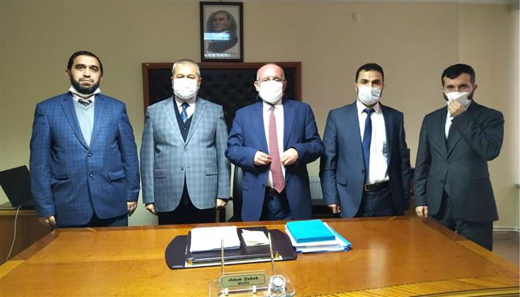 Konya'da Il Müftüsü Poçanoğlu’ndan Ilçe Müftülerine Veda Ziyareti