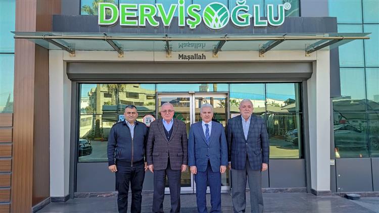 Mersin'de Il Müftüsü Yığman, Dervişoğlu Bakliyat’ı Ziyaret Etti