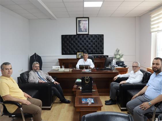 Tekirdağ'da Il Müftüsünden, Celal Bayar üniversitesi Ilahiyat Fakültesi Dekanına Ziyaret