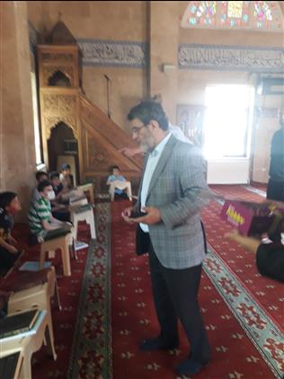 Bitlis'de Il Müftütümüz Mehmet Feysal Geylani Yaz Kur'an Kurslarını Ziyaret Etti.