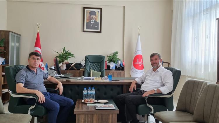 Hatay'da Il Milli Eğitim Müdüründen Il Müftümüze Iade-i Ziyaret