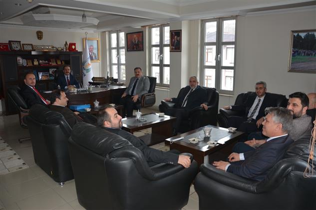 Erzincan'da Ilçe Müftüleri, Mart Ayı Mutat Toplantısını Refahiye Ilçesinde Yaptı