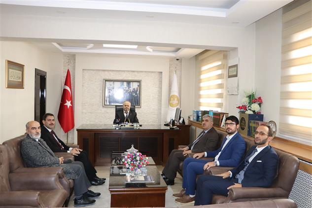 Sivas'ta Ilçe Müftülerinden Müftü Pehlivan’a Tebrik Ziyareti