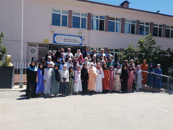 Tokat'da M.akif Ersoy Hafızlık Proje Imam Hatip Ortaokulu Ziyaret Edildi