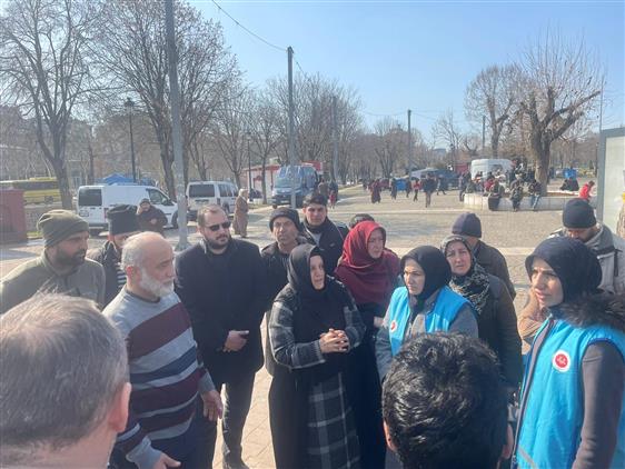 Giresun'da Manevi Destek Ekibi Acıları Paylaştı 