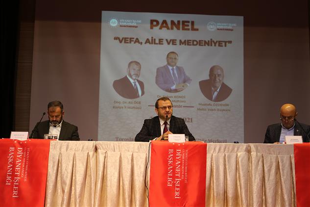 Mersin Il Müftülüğü “vefa, Aile Ve Medeniyet” Konulu Panel Düzenledi