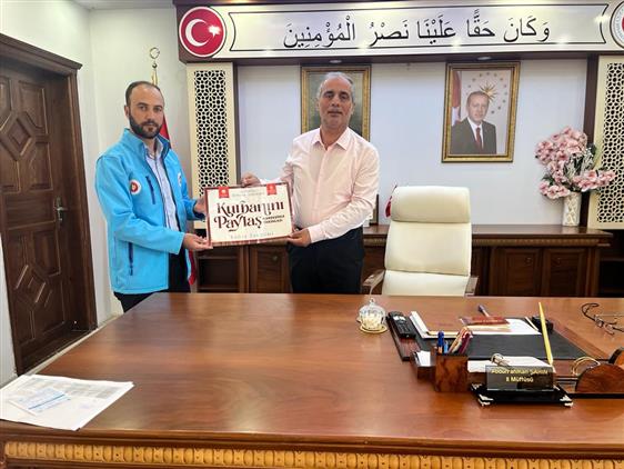 Bayburt'ta Müftü şahin Kurban Vekaletini Tdv’ye Verdi