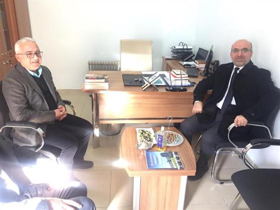 Muş'ta Müftü Imamoğlu’ Ndan Dekan Bilgin’e Ziyaret.