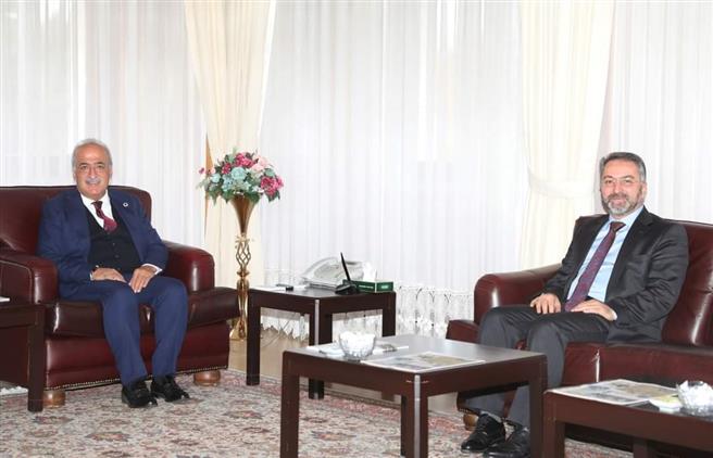 Erzurum'da Müftü Yıldırım'dan Rektör çomaklı'ya Ziyaret