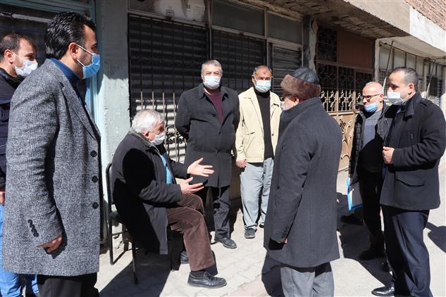 Sivas'ta Müftülük Personeli, Yüceyurt Mahallesinde  Kontrollü Normalleşme Süreci Denetimleri Gerçekleştirdi