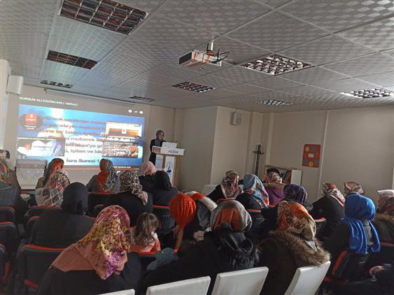 Bitlis'de Müftülüğümüzce Adem 1 Ve Adem 2 De Miraç Kandili Programı Irad Edildi