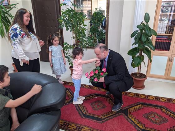 Adiyaman'da Minikler Il Müftülüğünü Ziyaret Etti.