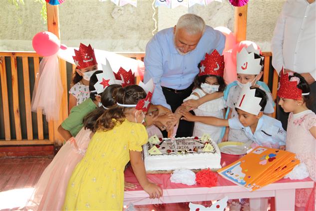 Agri'da Miniklerden Dönem Sonu Programında Buluştu