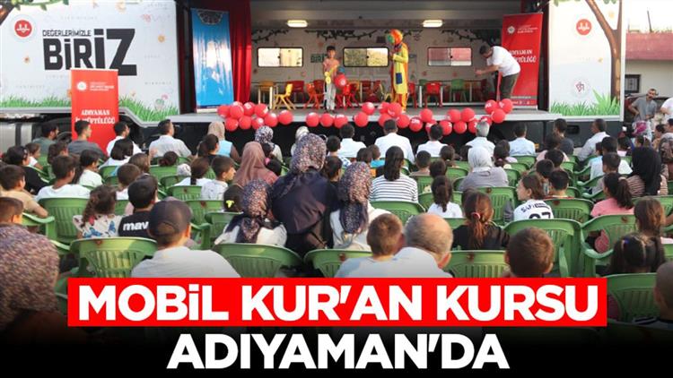 Depremzede Çocuklar İçin Mobil Kur'an Kursu