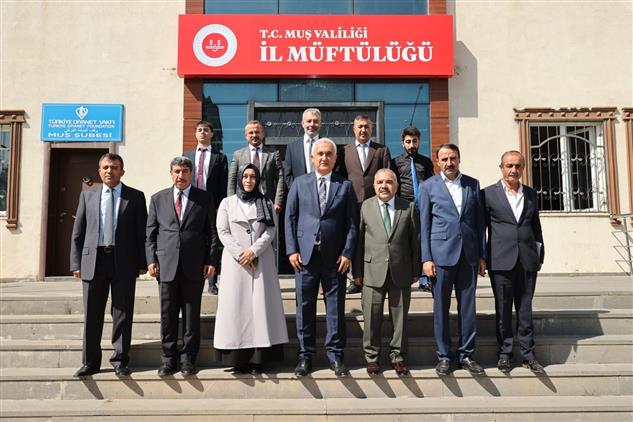 Muş Valisi Avni çakır, Il Müftülüğümüzü Ziyaret Etti.
