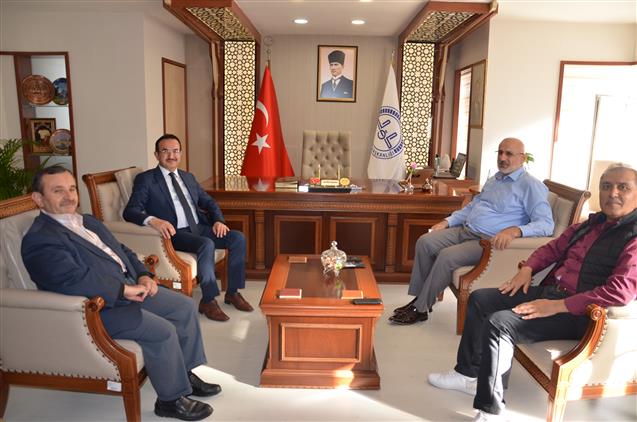 Antalya'da Mushafları Inceleme Ve Kıraat Kurulu Başkanı şahin Ve 1. Hukuk Müşaviri Açan’dan  il Müftümüze Ziyaret