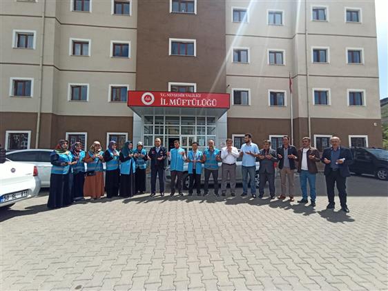 Nevşehir Il Müftülüğü 14.grup Kahramanmaraş Deprem Bölgesine Uğurlandı.