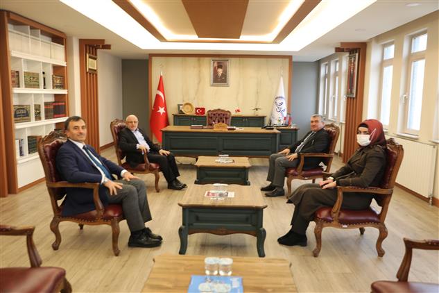 Kayseri'de Nevşehir Il Müftüsü Ahmet Celalettin Altunkaya’dan Müftü Akkuş’a Hayırlı Olsun Ziyareti