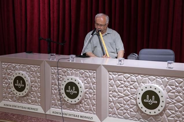 Konya Eğitim Merkezi Neyzen Ali Erol Tarafından Dini Ihtisas Merkezimizde Hasbihal Ve Ney Dinletisi Programı Düzenlendi