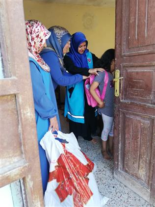 Hatay'da Okula Hazırlık  Kapsamında Okul çantaları  öğrencilere Hediye Edildi