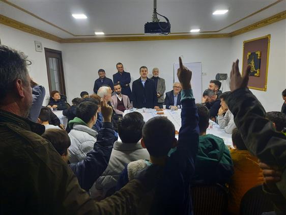 Duzce'de "geç Kalma, Genç Gel" Temasıyla Cami Gençlik Buluşması Gerçekleştirildi.