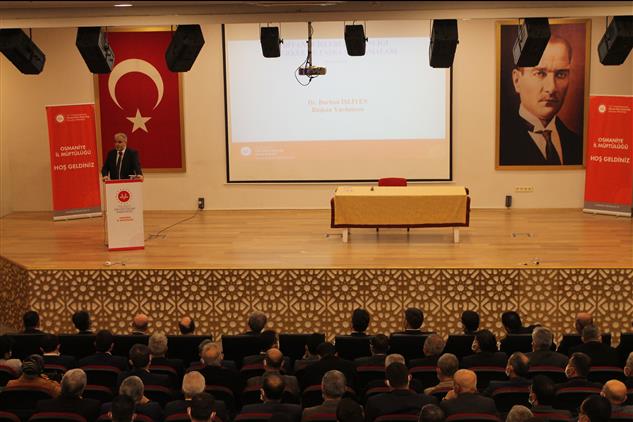 Osmaniye'de "merkez-taşra Buluşmaları" Diyanet Işleri Başkan Yardımcısı Dr. Burhan Işleyen’in Katılımıyla Gerçekleştirildi