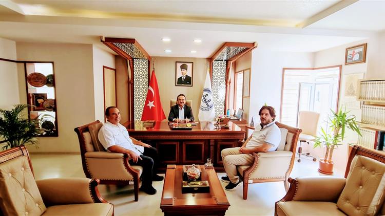 Antalya'da öğretim Görevlilerinden Müftü Yalçınkaya'ya Ziyaret