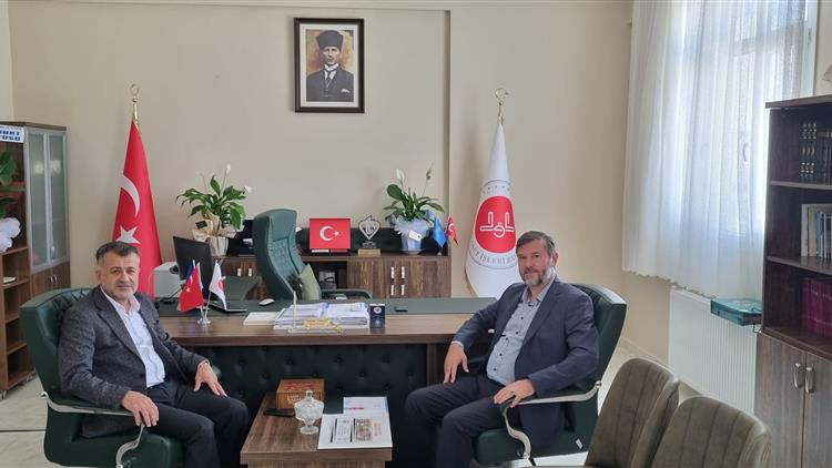 Hatay'da Reyhanlı Belediye Başkanı Mehmet Hacıoğlu'ndan Il Müftümüze Ziyaret