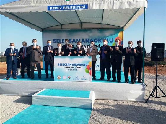 Antalya'da Seleksan Anaokulunun Temeli Dualarla Atıldı