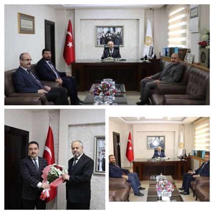 Sivas Ilçe Müftüleri, Müftü Pehlivan’a Hayırlı Olsun Ziyaretinde Bulundu