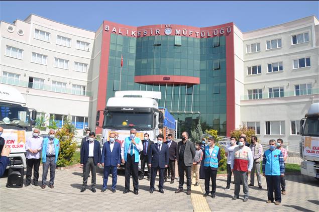 Balikesir'da Suriye'ye Un Yardımı