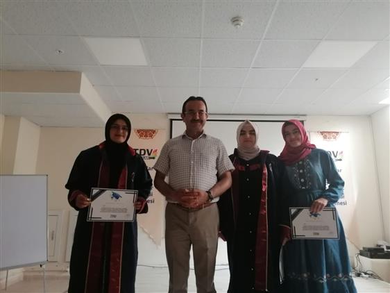 Antalya'da Tdv Kız Yüksek öğrenim öğrenci Yurdunda Mezuniyet Coşkusu