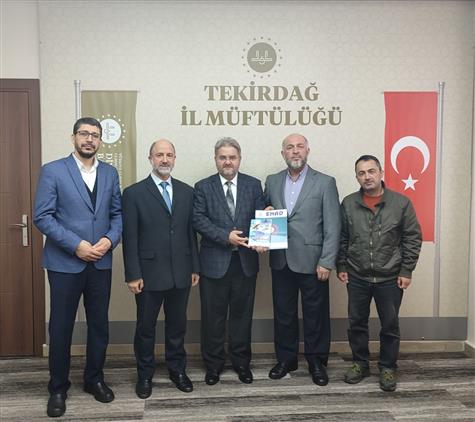 Tekirdağ Ehad’ Dan  il Müftüsü Soykök’e Ziyaret