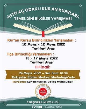 Eskisehir'de Temel Dini Bilgiler Yarışması