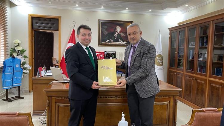Tokat Valiliği Basın Ve Halkla Ilişkiler Müdürü Ebuzer Polat’tan Il Müftüsü Abdullah Pamuklu’ya Veda Ziyareti