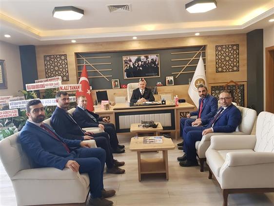 Kütahya'da Türk Diyanet Vakıf-sen'den Müftülüğümüze Ziyaret