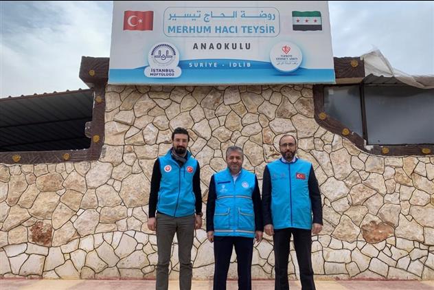 Türkiye Diyanet Vakfı Istanbul şubesi Idlib’de Yetimler Için Anaokulu Açtı