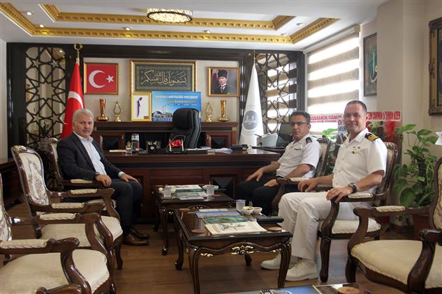 Mersin'de Tuğgeneral çarıkcıoğlu Ve Albay Bavbek Il Müftüsü Yığman’a Hayırlı Olsun Ziyaretinde Bulundu