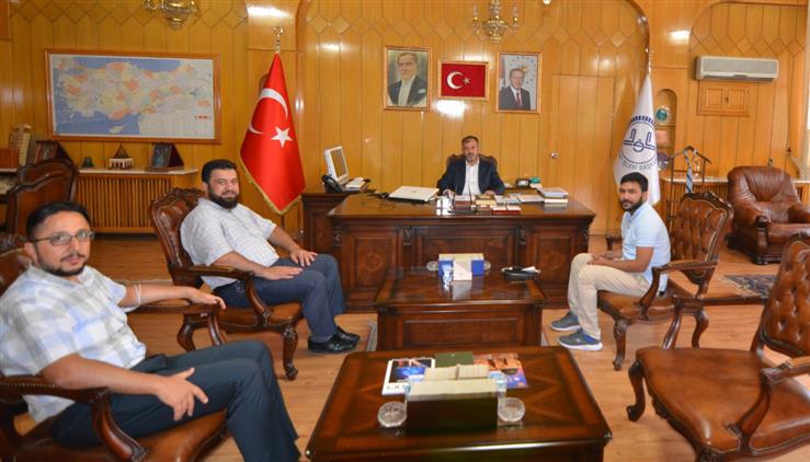 Konya'da Uluslararası Yardım Derneği’nden Il Müftüsü öge’ye Ziyaret