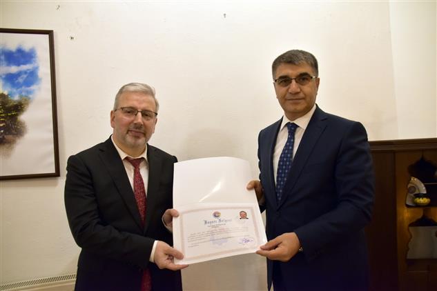 Karabük'te Valimizden Il Müftümüze Veda Programı