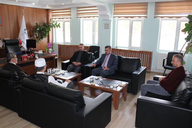 Bitlis'de Van Il Müftüsü Dr. Mehmet Sırrı şık Müftülüğümüzü Ziyaret Etti