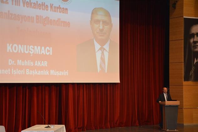 Sinop'ta Vekaleten Kurban Organizasyonu Tanıtım Toplantısı Gerçekleştirildi