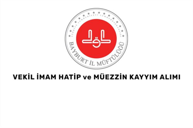 Bayburt'ta Vekil Imam-hatip Ve Müezzin-kayyım Alımı