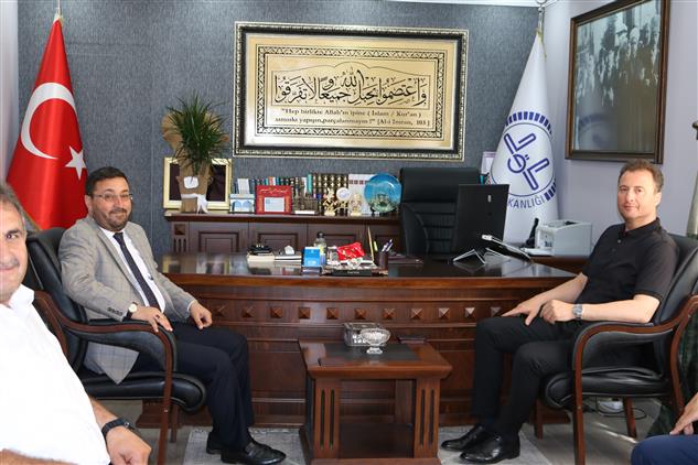 Kirklareli'de Vekil Selahattin Minsolmaz, Il Müftüsü Yusuf Evişi Ziyaret Etti
