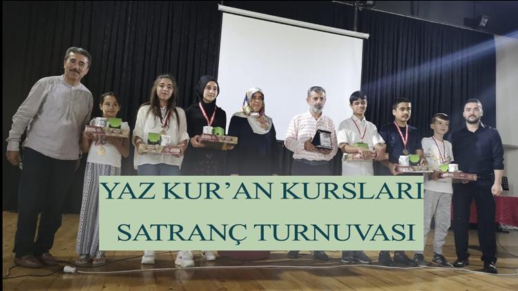 Osmaniye'de Yaz Kur'an Kursları "satranç Turnuvası"