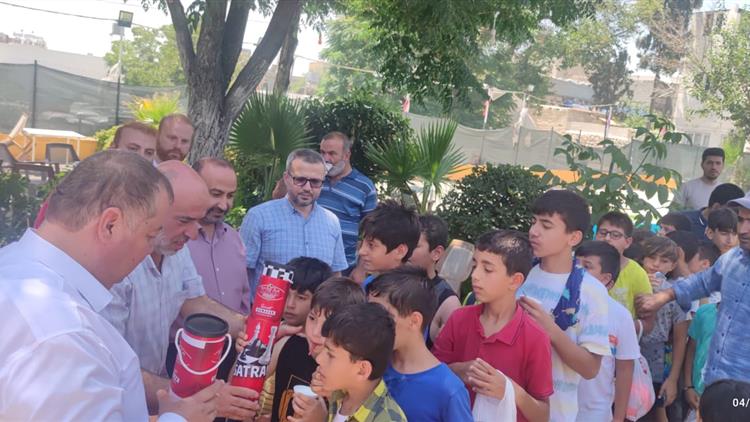 Kilis'de Yaz Kur'an Kursu öğrencilerine Havuz Başında Piknik Programı Düzenlendi