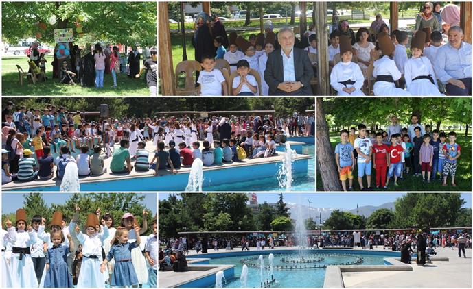 Erzincan'da Yaz Kur’an Kursu öğrencileri şenlikte Buluştu