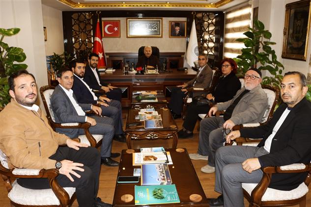 Yeşilay Mersin şubesinden Il Müftüsü Yığman’a Ziyaret